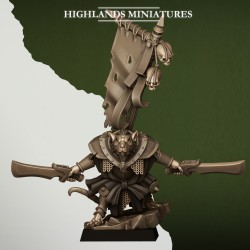 Sewer Vermin Warlord | Highlands Miniatures | Rats