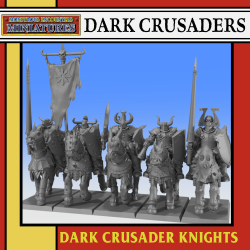Dark Knights x7 + cmd - Bigusson - Druk 3d - Monstrous Encounters