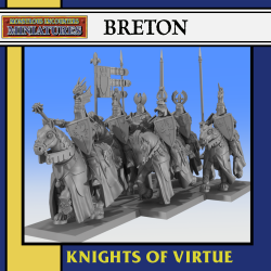 BRETON: Knights of Virtue x6 - Bigusson - Druk 3d -  Monstrous Encounters