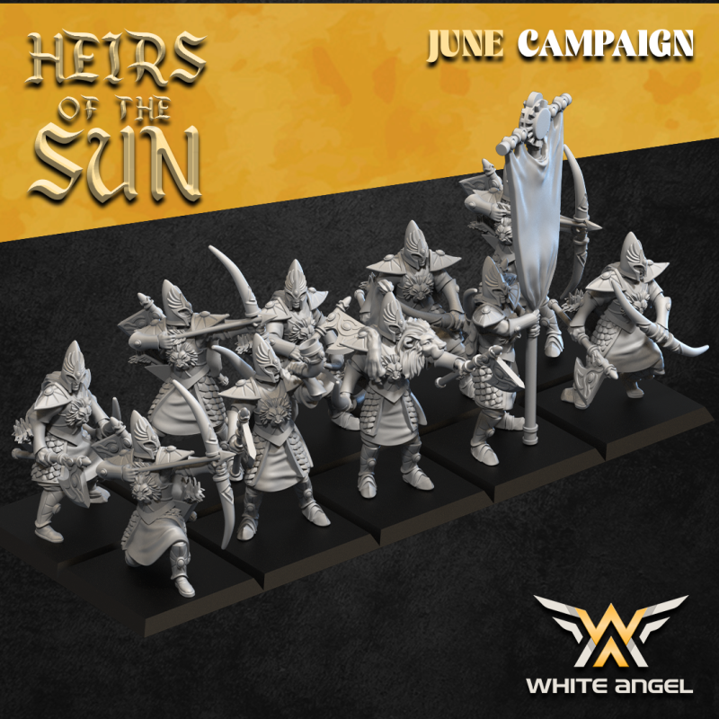 LION SCOUT x10 - Bigusson - Druk 3d - White Angels LION SCOUT x10 - Bigusson - Druk 3d - White Angels