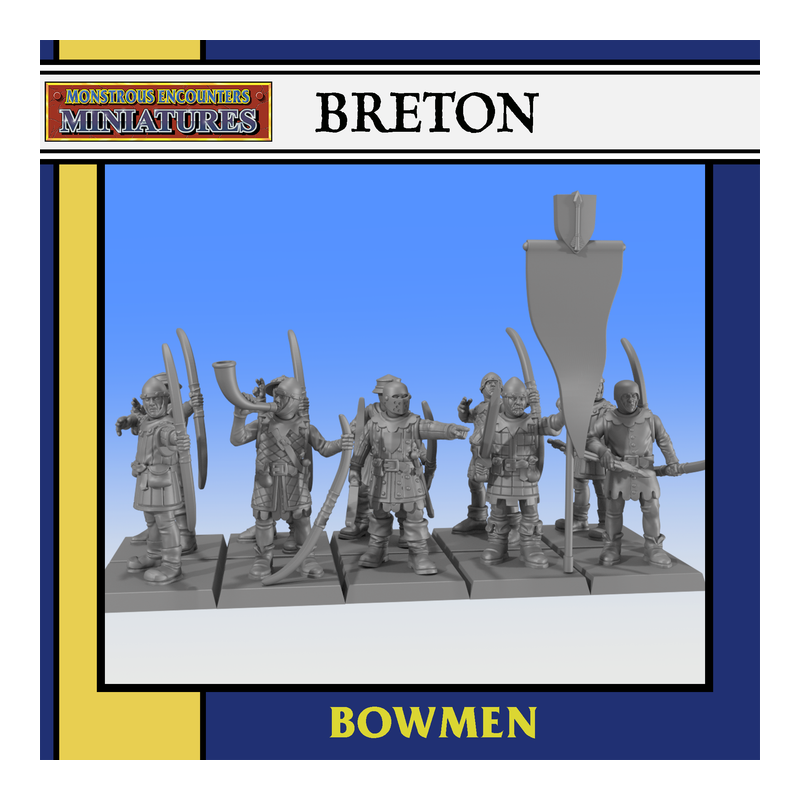 BRETON: Bowmen Unit|  RPGs | Roleplaying | 32mm/28mm | Monstrous Encounters