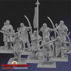 Breton Squires Unit x10|  RPGs | Roleplaying | 32mm/28mm | Monstrous Encounters