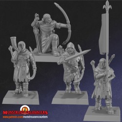 Breton Squires Unit x10|  RPGs | Roleplaying | 32mm/28mm | Monstrous Encounters