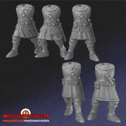 Breton Men-at-arms w/ Polearms & Medium Armor x 10