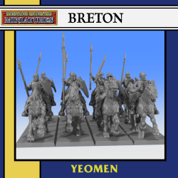 BRETON: Yeomen Unit x5 | Roleplaying | 32mm/28mm | Monstrous Encounters