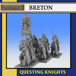 BRETON: Questing Knights x6 | 32mm/28mm | Monstrous Encounters