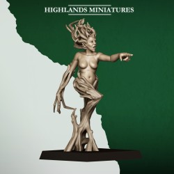 Feral Dryads x 10 |  RPGs | 32mm 28mm | Highlands Miniatures | Wood Elves | Tabletop
