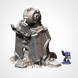 MEGA TITAN DESTROYED 1 by Txarli Factory | Wargames | Roleplaying | Scatter Terrain | Diorama | Tabletop