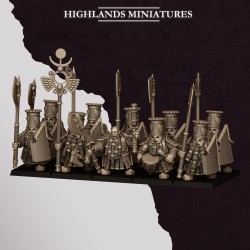 Sons of Marduk Heavy Guard Great Weapon x10 | RPGs | Roleplaying | 32mm/28mm | Highlands Miniatures |  Tabletop