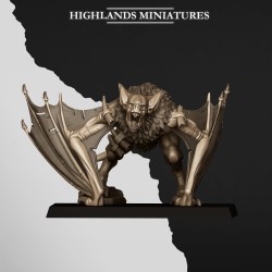 Pit Bat |  RPGs | 32mm 28mm | Highlands Miniatures | Vampire