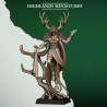 Feral Elf Druid | Tabletop |RPGs | Roleplaying | 32mm28mm | Highlands Miniatures | Wood Elves
