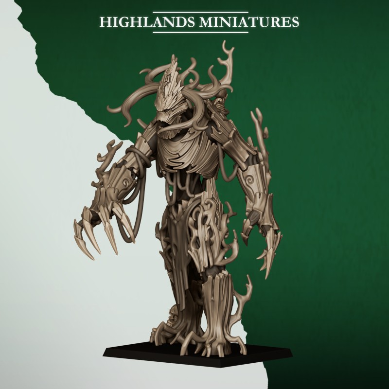 Giant Tree | Tabletop | Free bases | RPGs | Roleplaying | 32mm28mm | Highlands Miniatures | Wood Elves