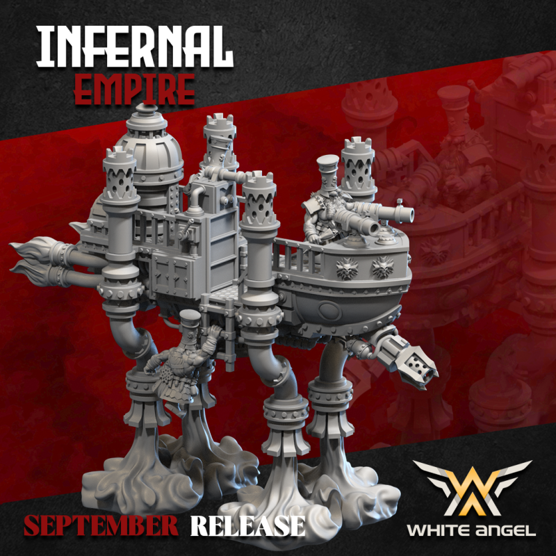 INFERNAL NAVY - Bigusson - Druk 3D - White Angels