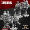 INFERNAL NAVY - Bigusson - Druk 3D - White Angels