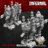 INFERNAL NAVY - Bigusson - Druk 3D - White Angels