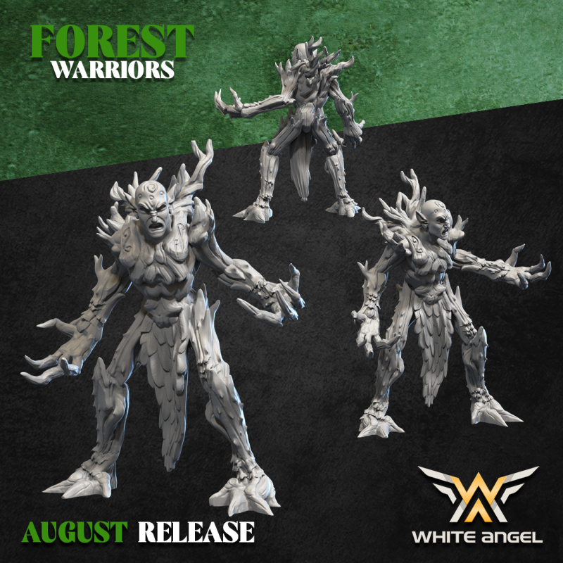 TREESPIRIT - Forest Warriors | Tabletop | Roleplaying | 32mm/28mm | White Angel Miniatures | Wood Elves