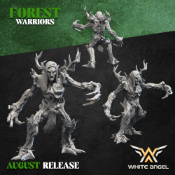 TREESPIRIT - Forest Warriors | Tabletop | Roleplaying | 32mm/28mm | White Angel Miniatures | Wood Elves