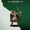 Feral Archers x10 | RPGs | Roleplaying | 32mm 28mm | Tabletop | Wood Elfves | Highlands Miniatures
