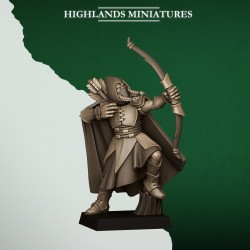 Feral Archers x10 | RPGs | Roleplaying | 32mm 28mm | Tabletop | Wood Elfves | Highlands Miniatures
