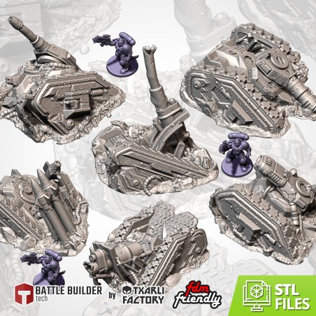 DESTROYED TANKS 2 - Bigusson - druk 3d - Txarli Factory