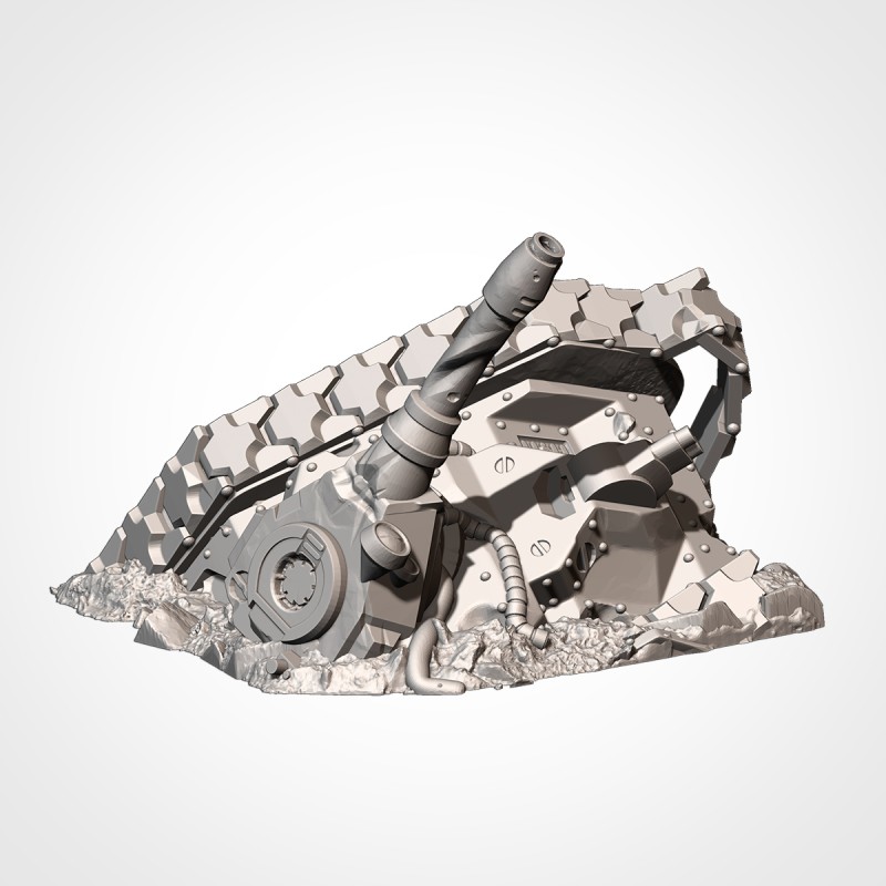 DESTROYED TANKS 1 - Bigusson - druk 3d - Txarli Factory