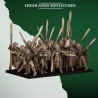 Feral Spearmen x10 | RPGs | Roleplaying | 32mm 28mm | Tabletop |Wood Elfves | Highlands Miniatures