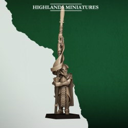 Feral Spearmen x10 | RPGs | Roleplaying | 32mm 28mm | Tabletop |Wood Elfves | Highlands Miniatures