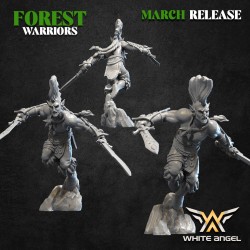 FOREST DANCERS x10 - Bigusson - Druk 3D - White Angels