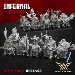 INFERNAL ACOLYTE x 10 - Bigusson - Druk 3D - White Angels