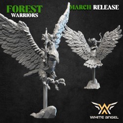 Ancestral Eagle Rider x3 - FOREST WARRIORS - Bigusson - White Angels