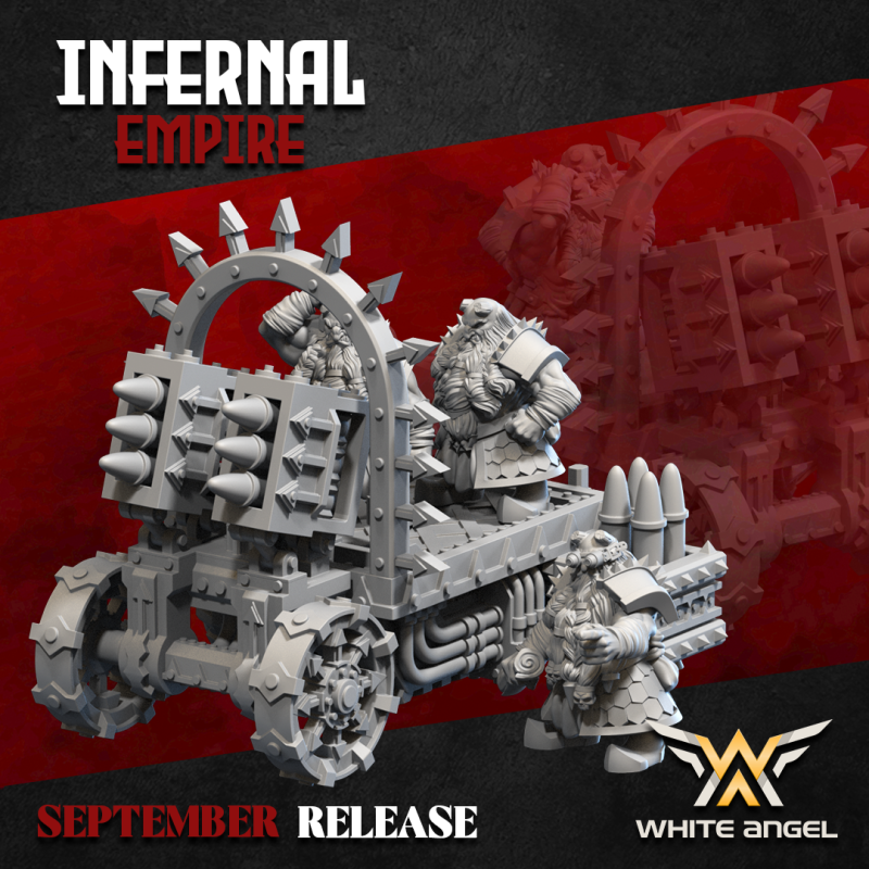 INFERNAL ROCKET - Infernal Empire | Roleplaying | 32mm 28mm | White Angel |  Tabletop