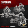 INFERNAL ROCKET - Infernal Empire | Roleplaying | 32mm 28mm | White Angel |  Tabletop