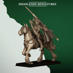 Mounted Feral Archers x10 | RPGs | Roleplaying | 32mm 28mm | Tabletop |Wood Elfves | Highlands Miniatures
