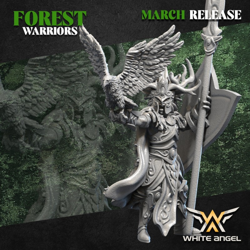 LORD OF THE FOREST Dragon - FOREST WARRIORS  - White Angels