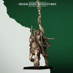 Mounted Feral Archers x10 | RPGs | Roleplaying | 32mm 28mm | Tabletop |Wood Elfves | Highlands Miniatures
