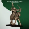 Mounted Feral Archers x10 | RPGs | Roleplaying | 32mm 28mm | Tabletop |Wood Elfves | Highlands Miniatures