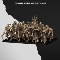 Zombies x10 |  RPGs | 32mm/28mm | Highlands Miniatures | Vampire