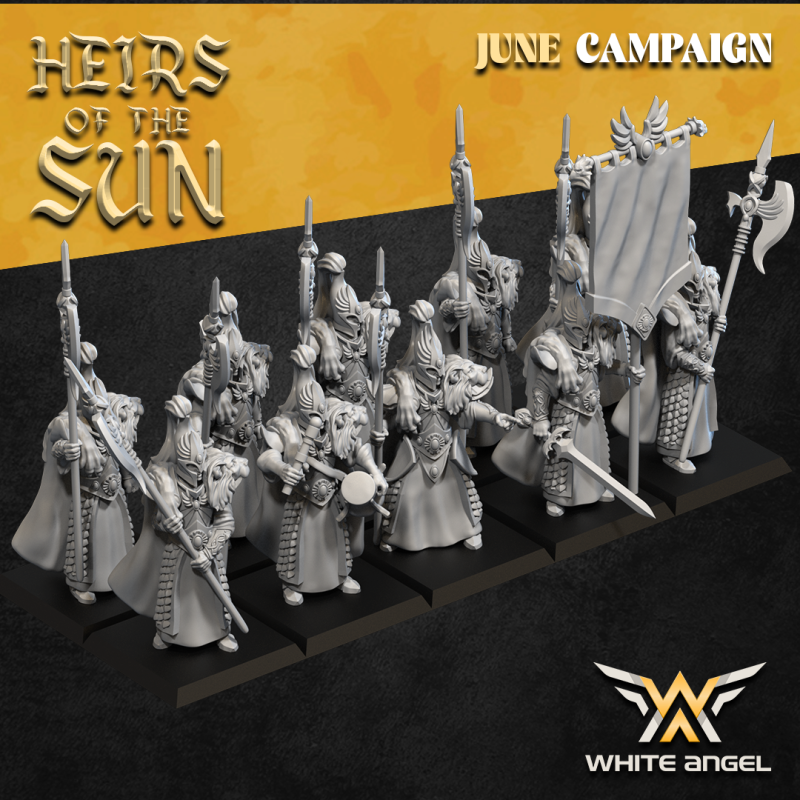 Lion Guard of the Sun x10 - White Angels