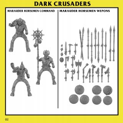DARK CRUSADERS x5 - Bigusson - Druk 3D - Chaos - Monstrous Encounters