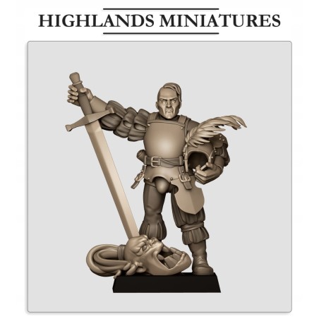 Sunland Captain 3 - Druk 3d - Bigusson - Highlands Miniatures