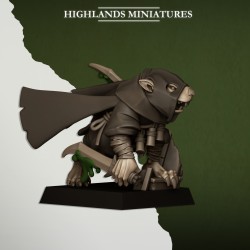 Sewer Vermin Assassins  - Druk 3d - Highlands Miniatures