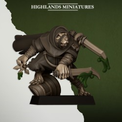 Sewer Vermin Assassins  - Druk 3d - Highlands Miniatures
