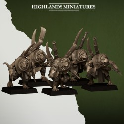 Sewer Vermin Smugglers | Highlands Miniatures | Szczury