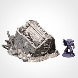 INFERNAL TANKS DESTROYED 1 |  Txarli Factory| Diorama