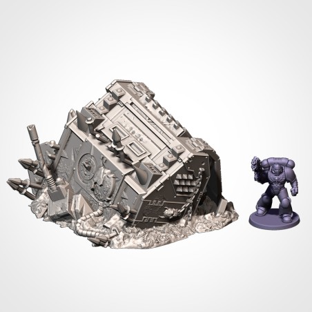 INFERNAL TANKS DESTROYED 1 |  Txarli Factory| Diorama