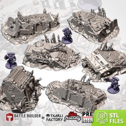 INFERNAL TANKS DESTROYED 1 |  Txarli Factory| Diorama