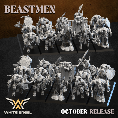 BEAST WARRIOR x10 | White Angels | Beastmen