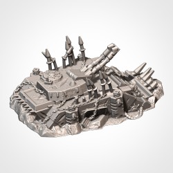 INFERNAL TANKS DESTROYED 2 |  Txarli Factory| Diorama