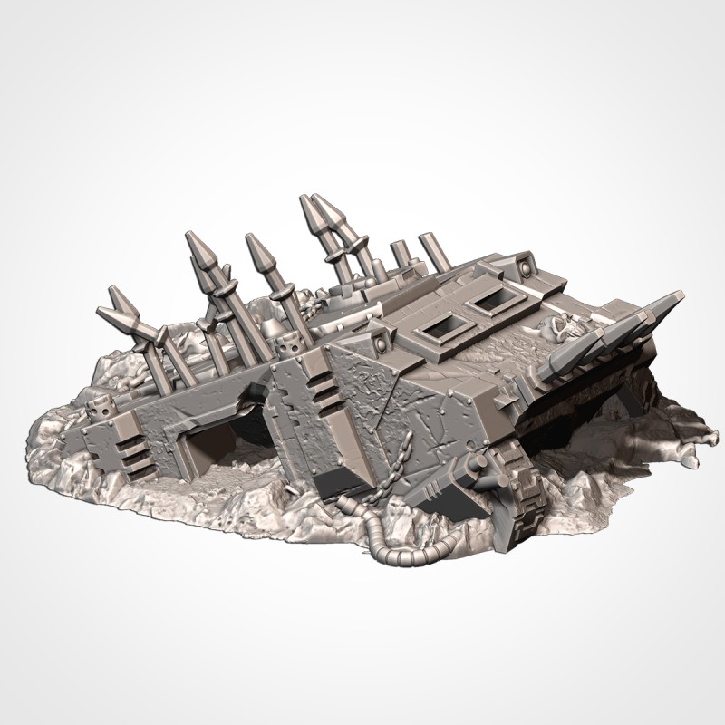 INFERNAL TANKS DESTROYED 5 |  Txarli Factory| Diorama