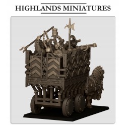 Sunland Armored Wagon - Druk 3d - Highlands Miniatures